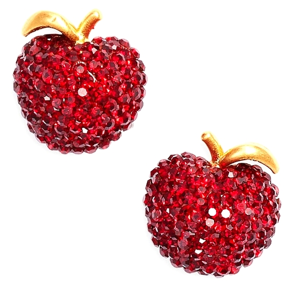 kate spade Jewelry - NEW Kate Spade Dashing Beauty Apple Studs